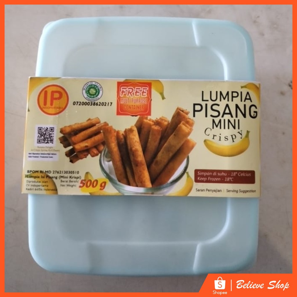 

Lumpia Pisang Mini Crispy 500 gr