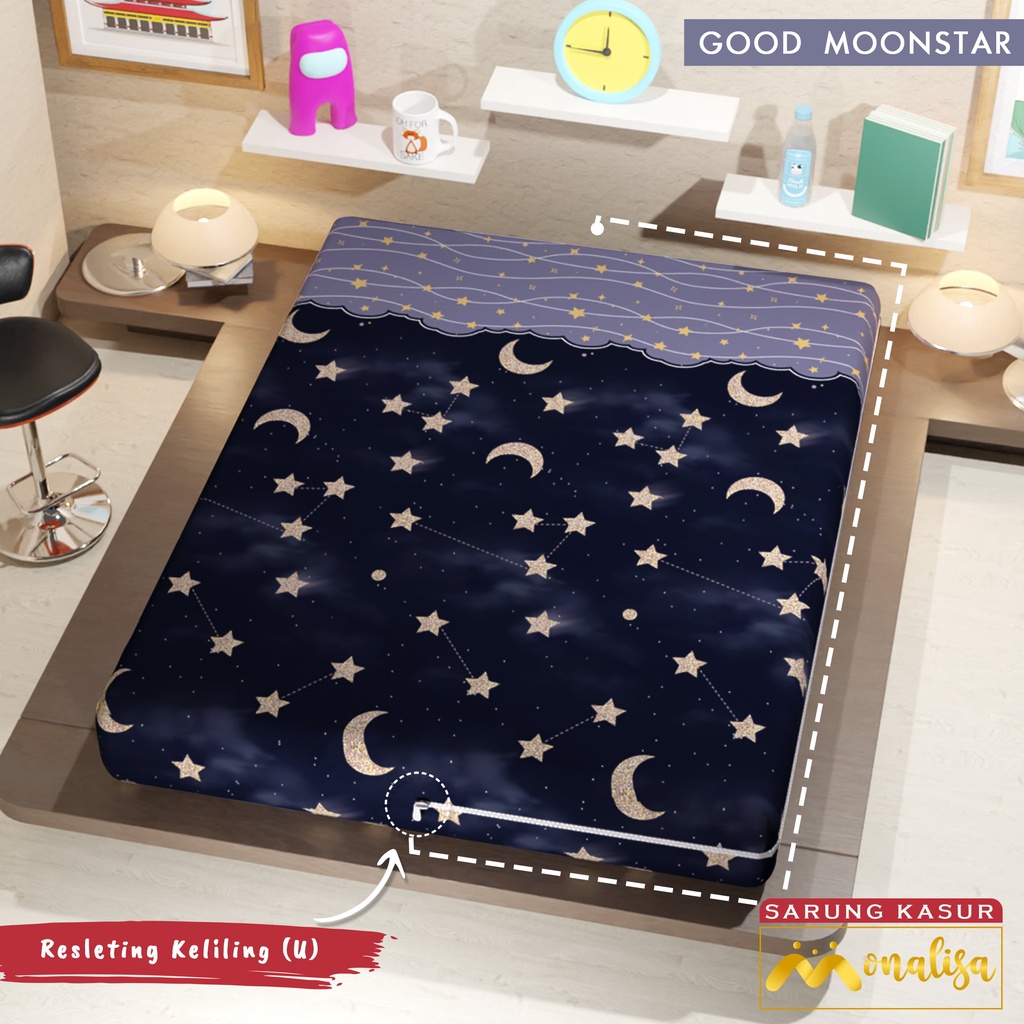 Monalisa Premium Sarung kasur Uk 160/180 T 15/20 - Good Moonstar