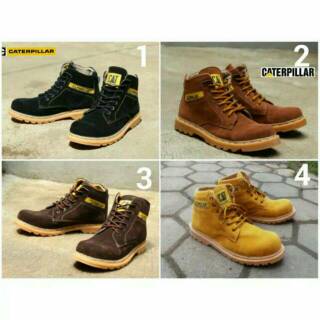  Sepatu  Caterpillar  Middle Boots Shopee Indonesia