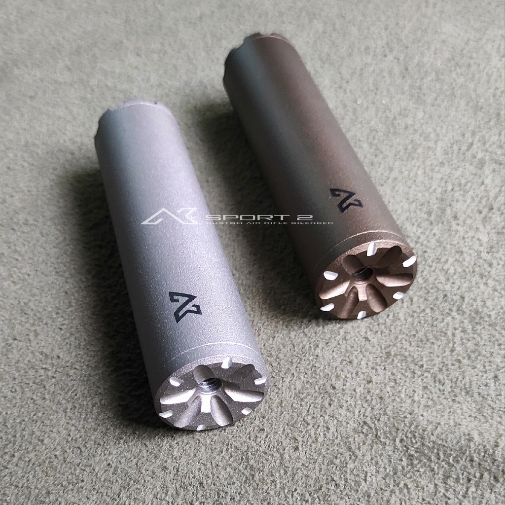 Peredam Senapan Angin od 38 Pendek Senyap Presisi