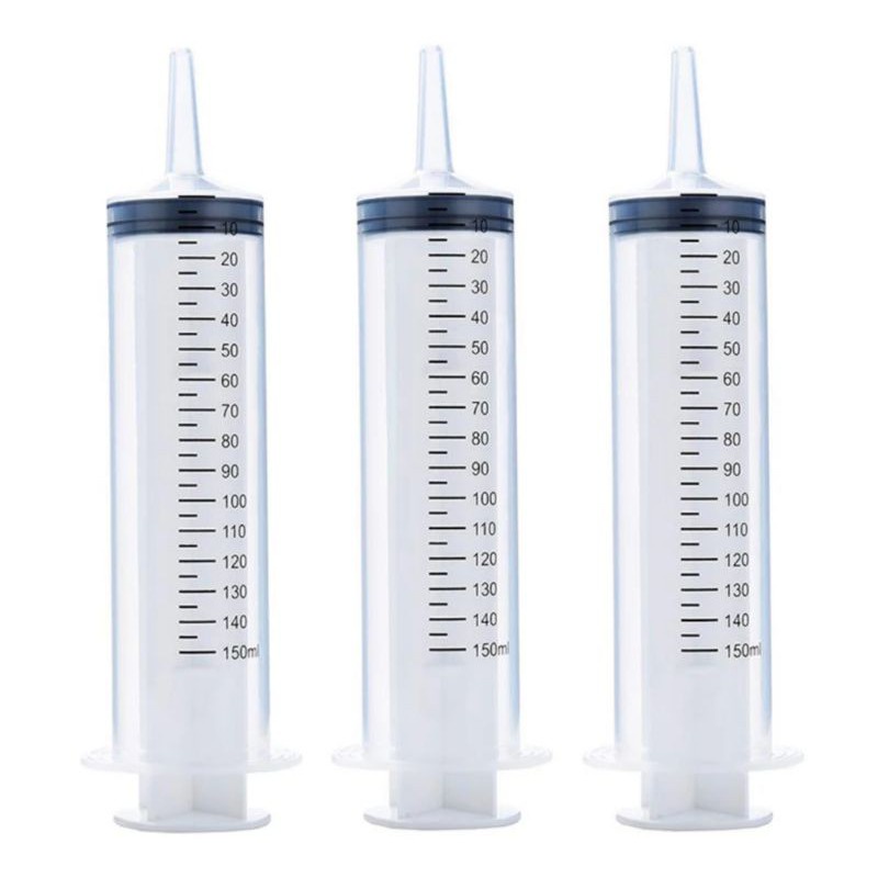 suntikan spuit syringe besar 150 ml penakar hidroponik suntikan besar --;BISA COD