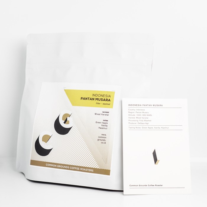 

kopi-biji- common grounds single origin: indonesia pantan musara washed 200 gr - normal, grind