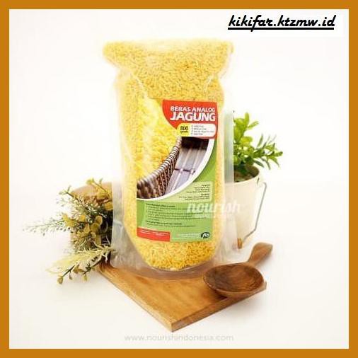 

ANEKA-BERAS- FITS MANDIRI, BERAS ANALOG JAGUNG NON GMO 800GR -BERAS-SEHAT.