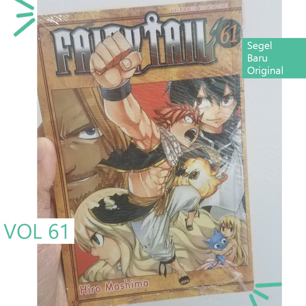 Komik Manga Fairy Tail 48 49 50 58 60 61 By Hiro Mashima Shopee Indonesia