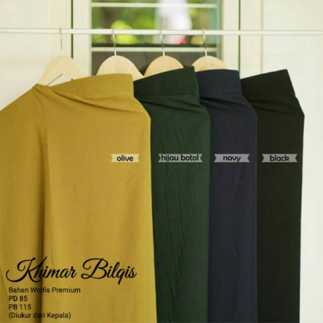 TERLARISS !!! (BISA COD) HIJAB / JILBAB INSTAN SYAR'I POLOS JUMBO PREMIUM - BAHAN WOLFIS BEST SELLER