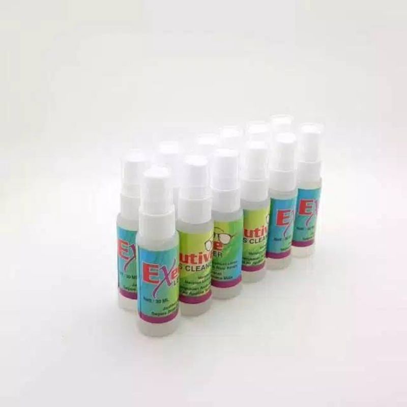 30 ML Cairan Pembersih Kacamata New Glow Kaca Lensa Lens Cleaner Spray Semprotan Glasses Cleaner