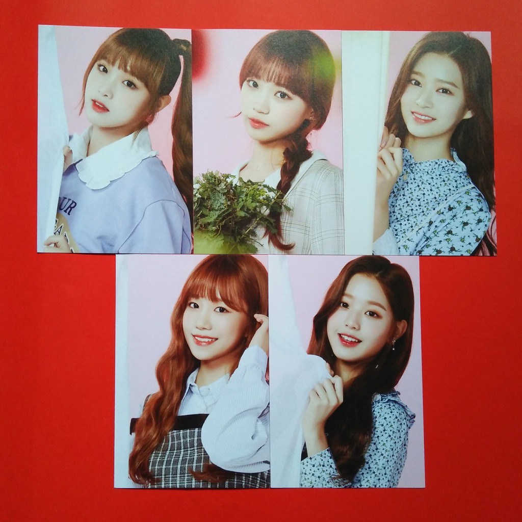 IZ*ONE GMarket Postcard+Sticker