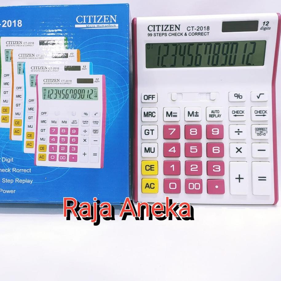 

[VIP] Kalkulator Citizen 2018 Warna CT-2018 KALKULATOR MEJA DAGANG BESAR CALCULATOR ..