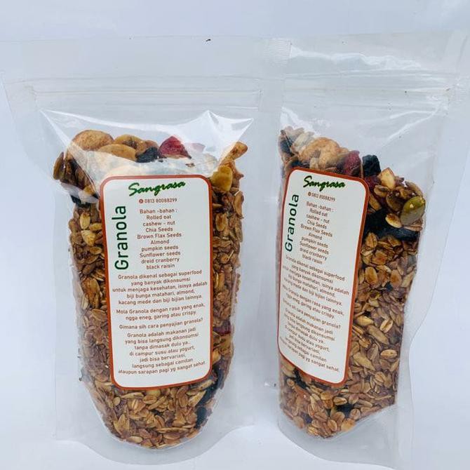 

SEDAP granola enak no sugar 1 kg RASA MANTAP