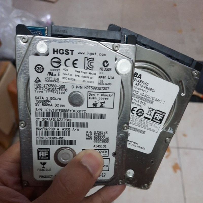 Hardisk Laptop 500 GB sata HDD Notebook 2.5 Inchi sata Seagate Slim - Ps 3