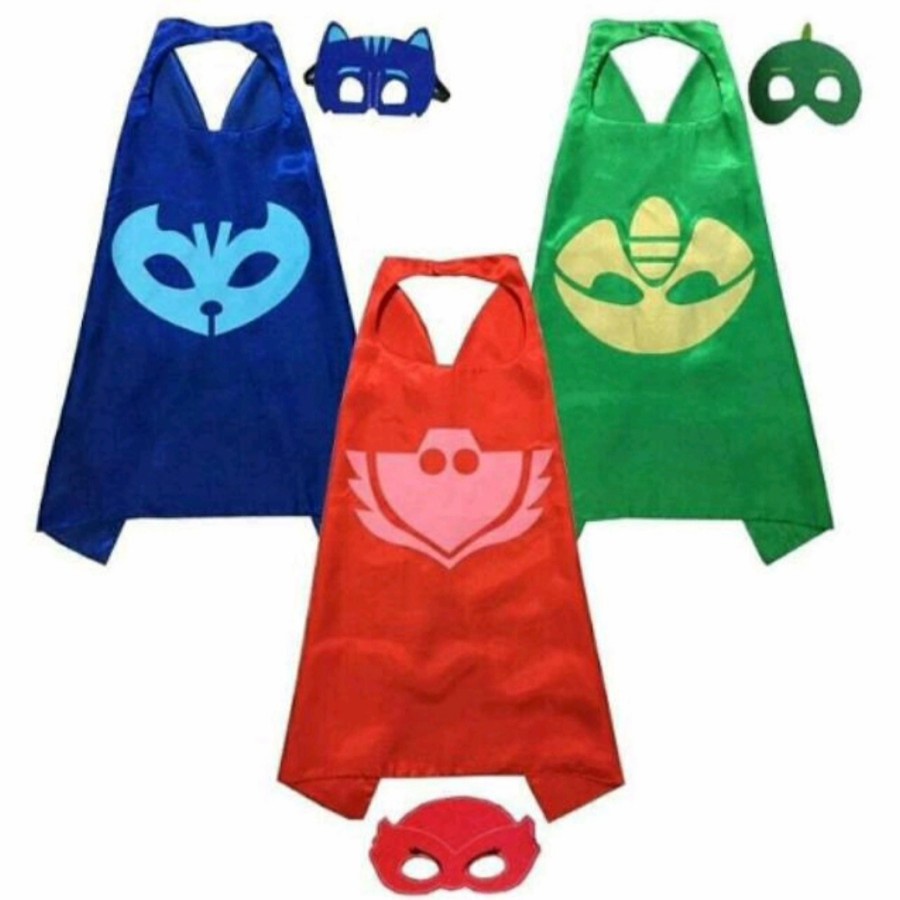 MOMBABY1 edisi P J - Jubah superhero 1 set lengkap Harga untuk 1 warna