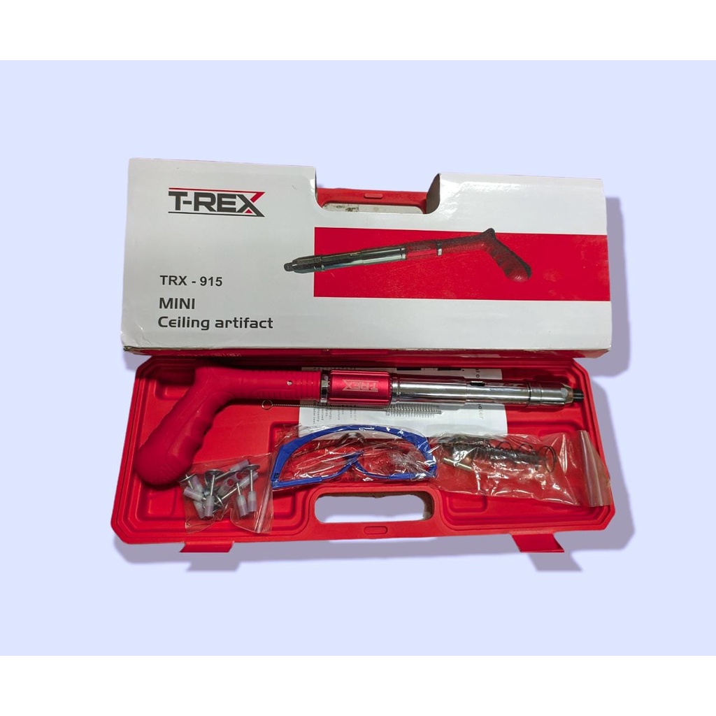 T-rex ShotNail Gun  Alat Mesin Tembak Paku Beton / Fastening Gun / Ramset Gun / Paku tembak beton baja TR 915