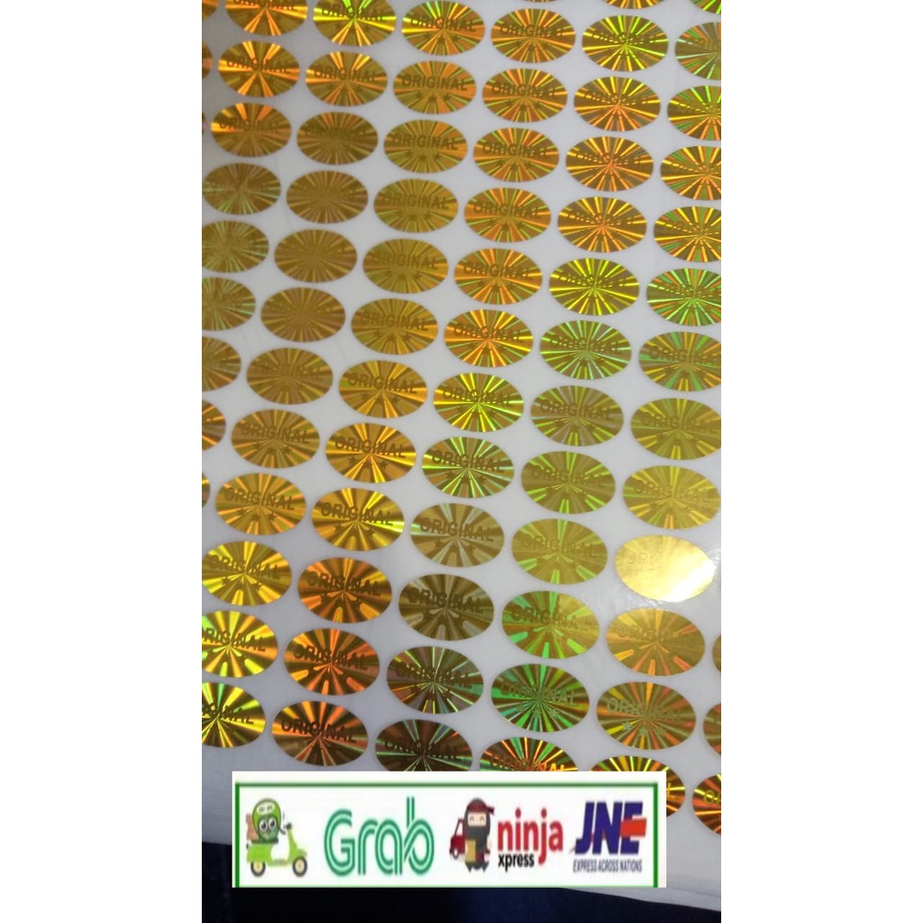 

stiker hologram original