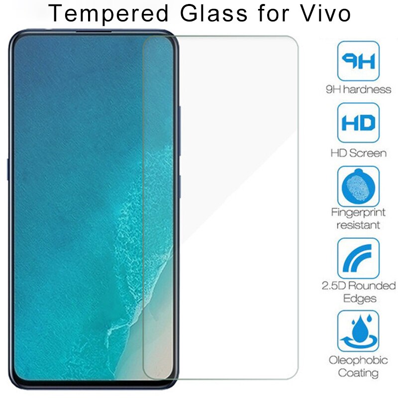 Tempered Glass Pelindung Layar Vivo S7 V17 V19 Neo V15 V17 Pro V9 V11i Z3i V11