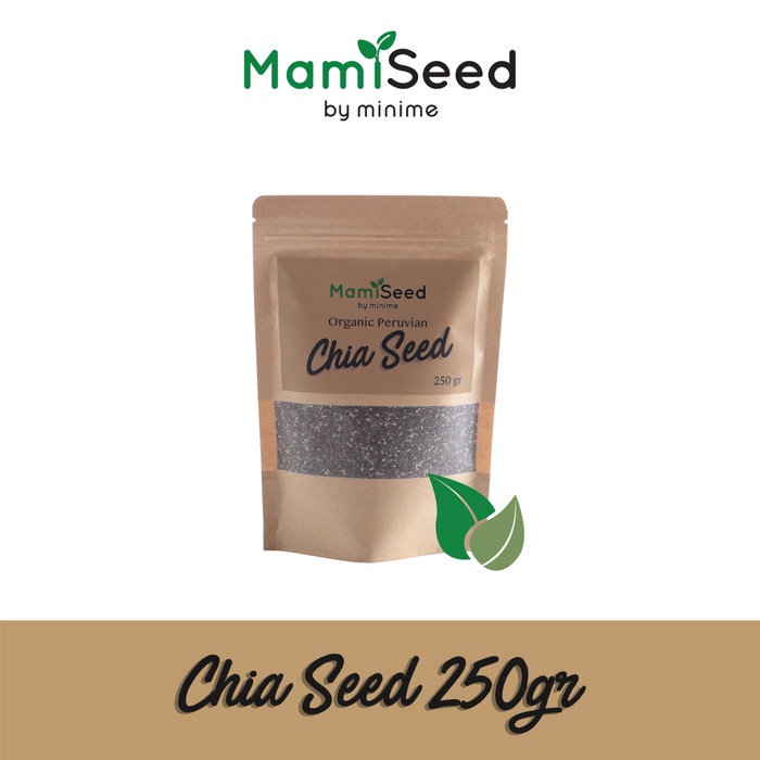 

q20w1q1qw Mamiseed Black Organic Chia Seeds 250Gr Dscscv