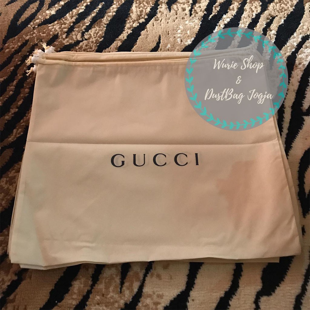 GUCCI DustBag Pengganti Sarung Tas Pelindung Debu Serut Dust Bag DB Branded