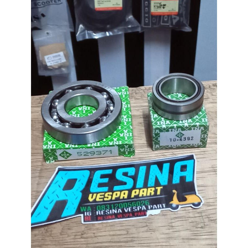 laher bearing kruk as vespa set super sprint excel px ps merk ina nos