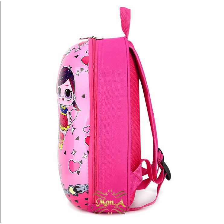 Tas Ransel Telur Sekolah Anak TK / PAUD - Tas Sekolah Anak Karakter lucu Ransel PVC Karakter Lucu M0172