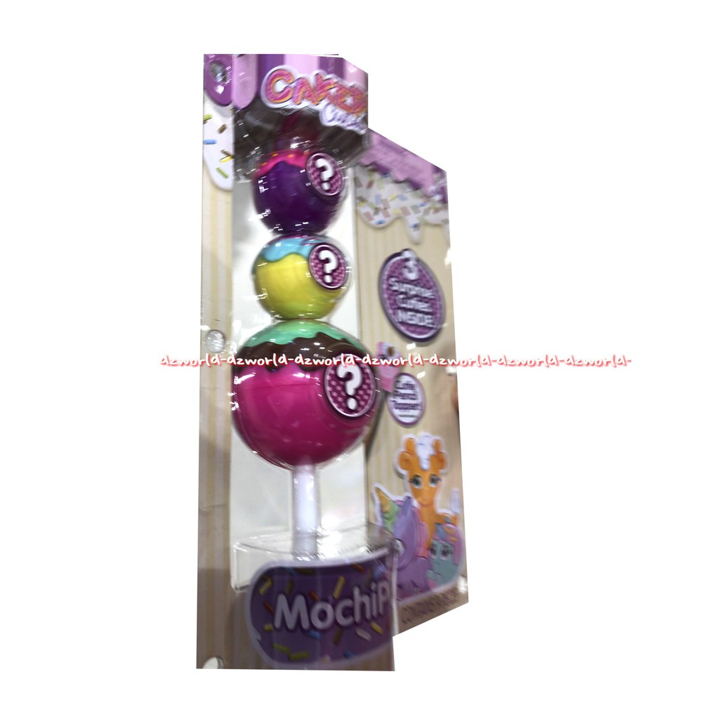 Cake Pop Cutties Squishy Cuties Isi 3pcs Mainan Surprise