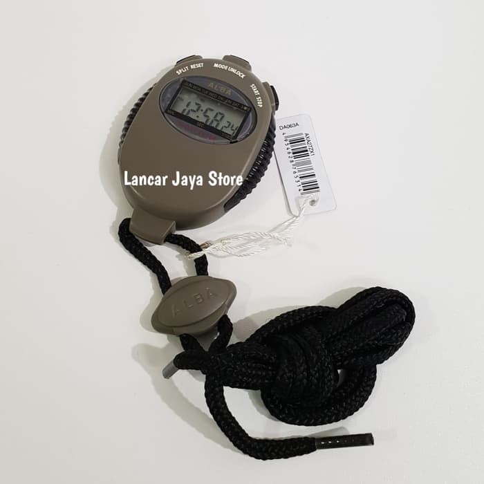 Stopwatch Alba / Pengukur Waktu ALBA SW01 Original