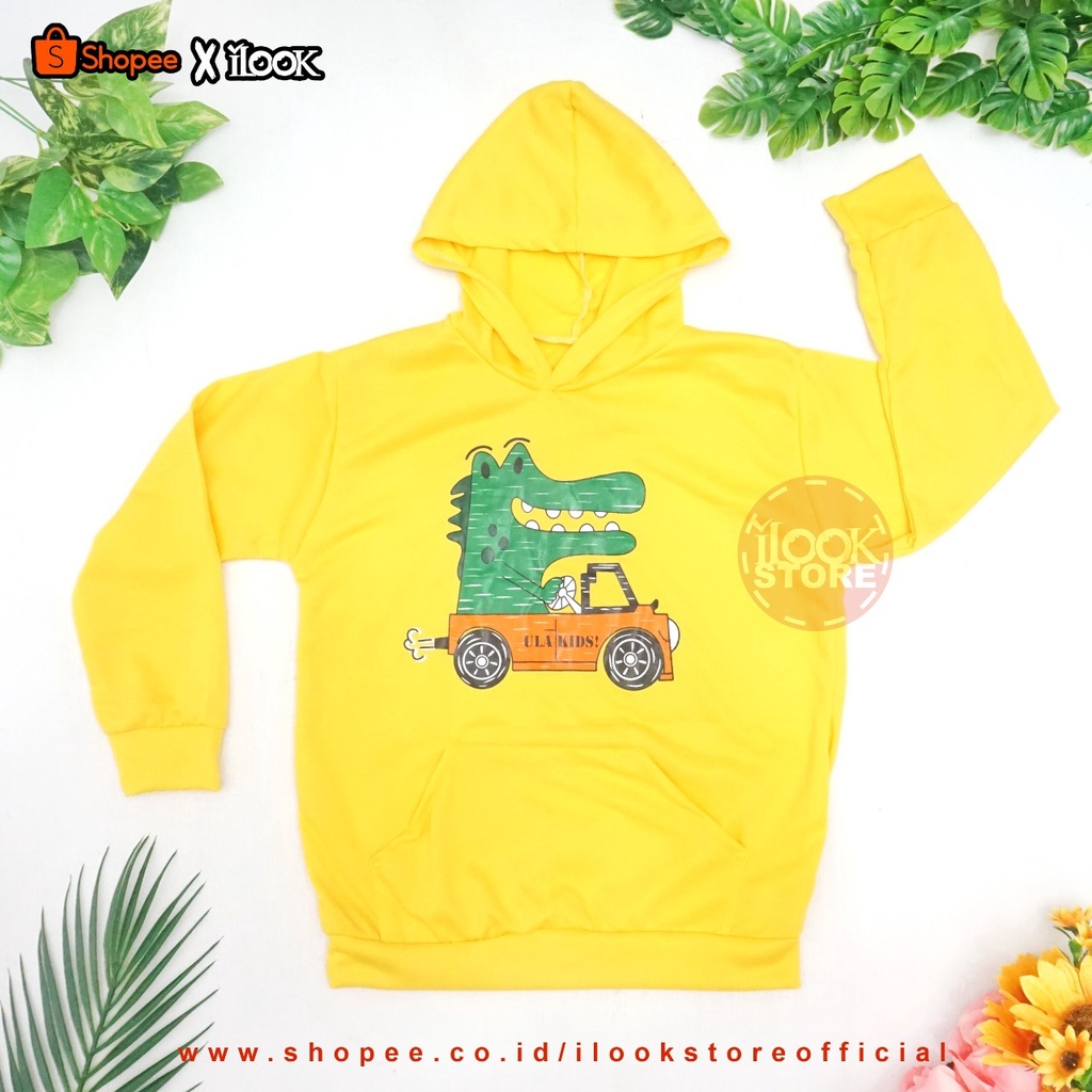 ilook | Sweater Anak Hoodie Alligator | Sweater Anak Modern | Hoodie Anak Alligator | Motif Alligator