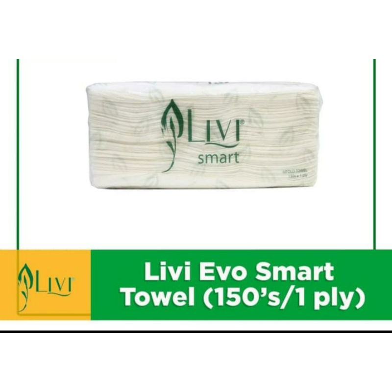 Livi Eco Smart Towel Multifold Tissue Dapur Meja READY