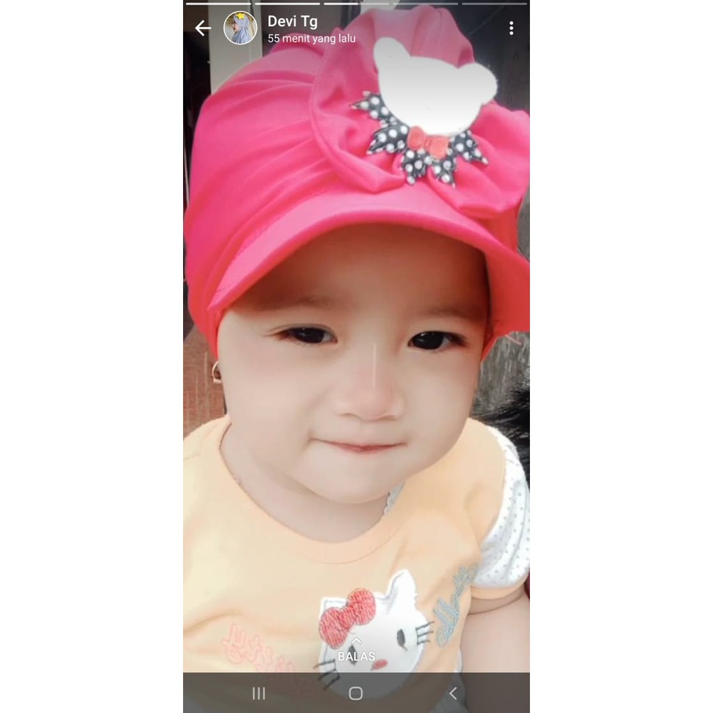 Turban Bayi Lucu/ Turban Bayi Sporty