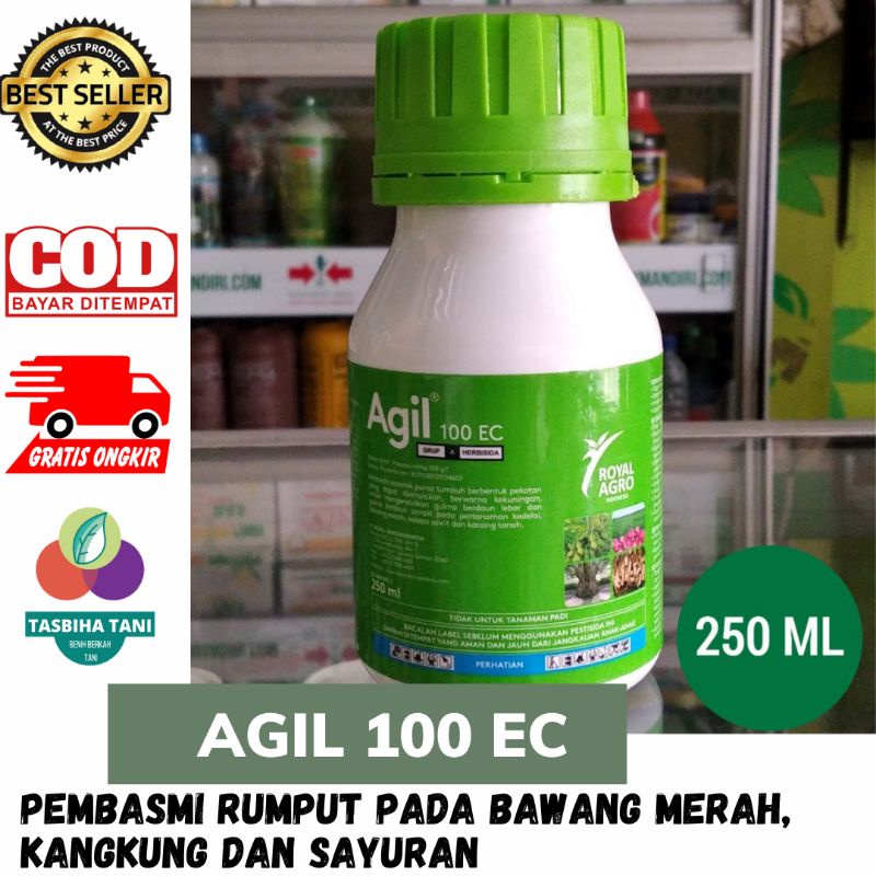 Agil 100 ml dan 250 ml. Herbisida selektif bawang merah, kangkung dan sayuran. obat suket bawang & k