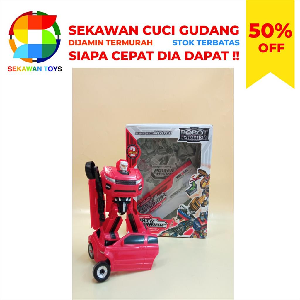 Mainan Robot/Power Warrior Sekawan Sale 19