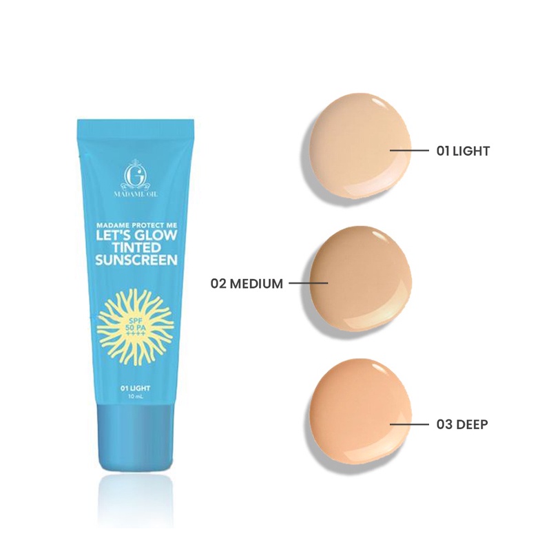 Madame Gie Let's Glow Tinted Sunscreen SPF 50 PA ++++