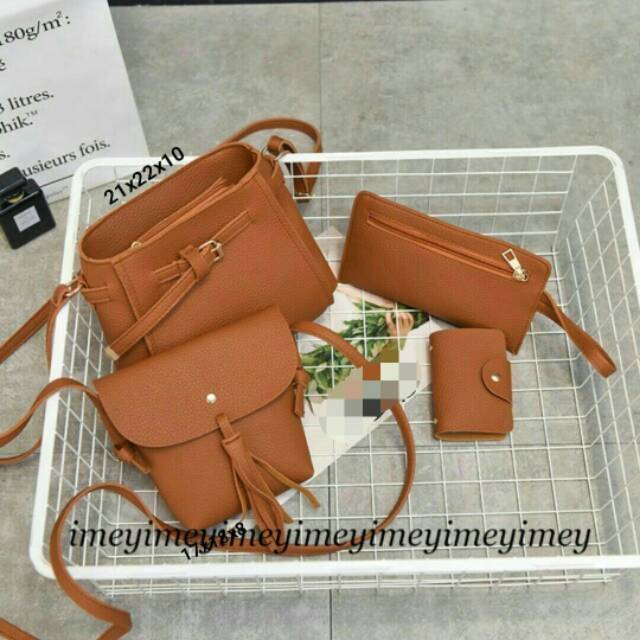 Tas selempang tasya 4in1/tas murah