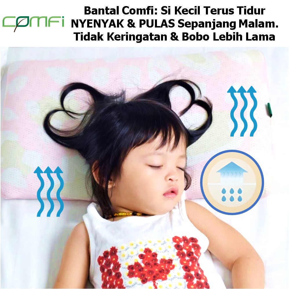 Comfi Breathing Pillow Kids / comfi bantal bayi / comfi bantal balita / bantal comfi