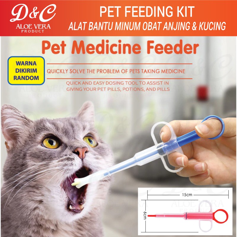 Feeding Kit - Pelontar Alat Minum Obat Hewan Kucing Anjing