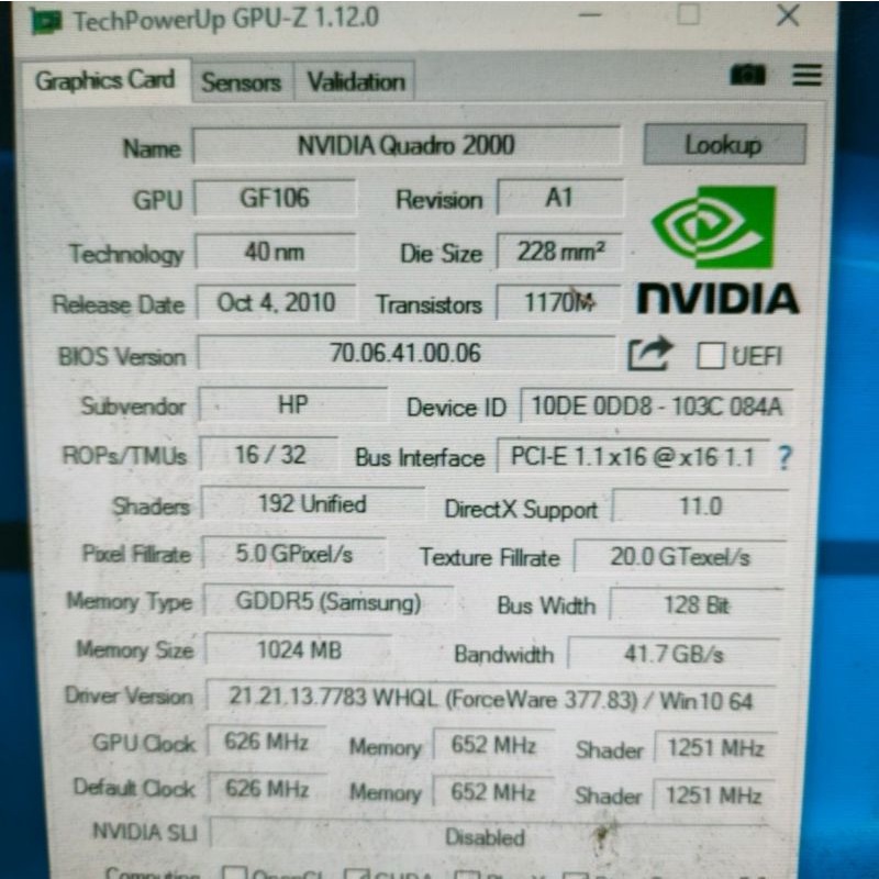 Cpu builtup Z220 cocok untuk server dan desain intel xeon nvidia quadro 2000