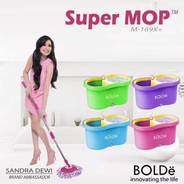 BOLDE Alat Pel Lantai Super Mop M777X