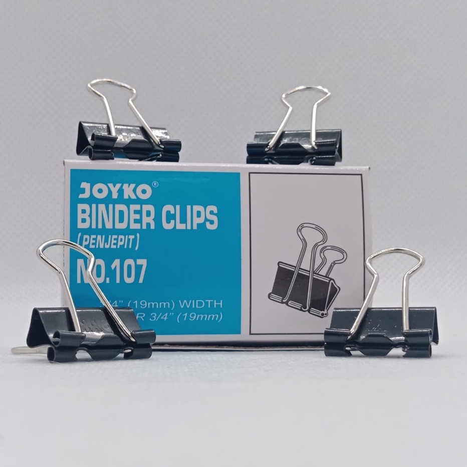 Binder Clips / Klip / Penjepit Kertas Joyko No. 107