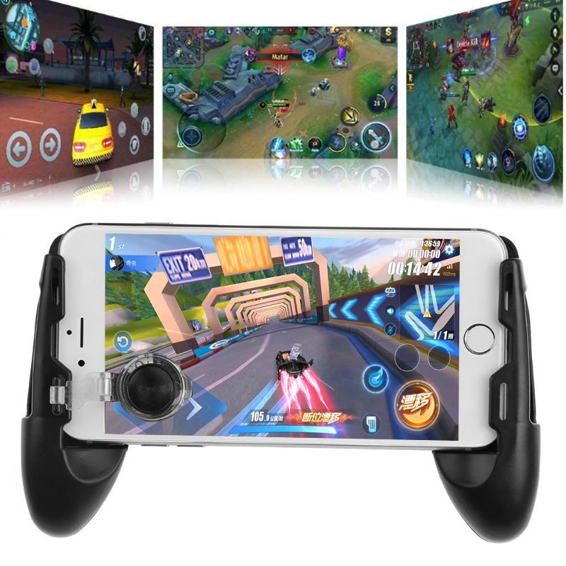 JL-01 Portable GamePad with Double Joystick Controller Grip pad Gamepad Universal 4.7-6.5 Inch