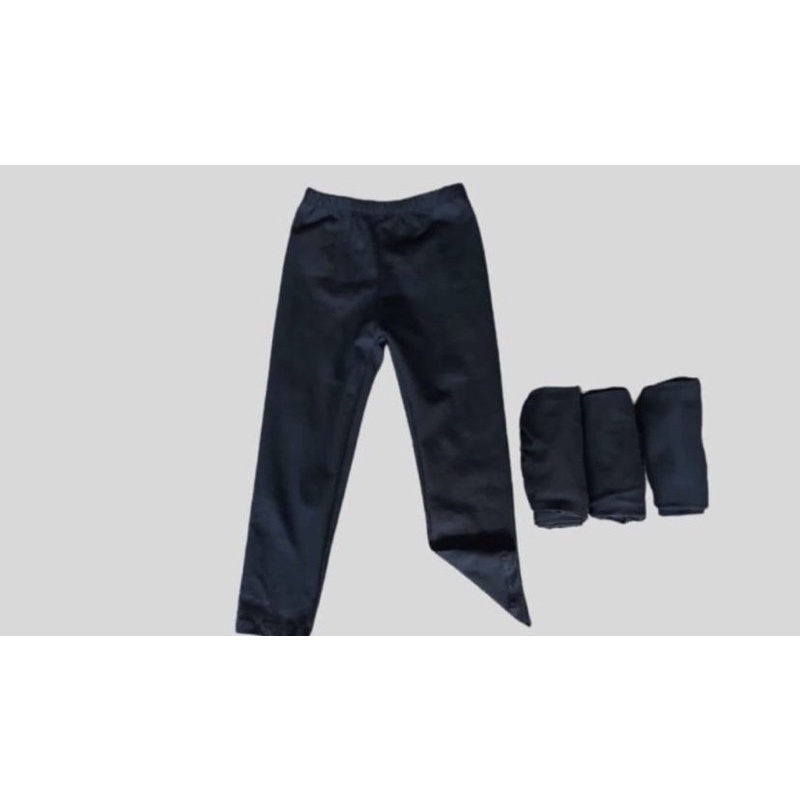 Lejing anak warna hitam polos / Legging anak warna hitam / Leging anak murah warna hitam