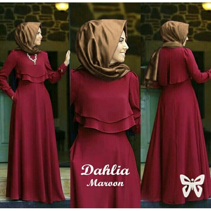 NEW ABAYA GAMIS JUBAH MAXI DRESS ARAB SAUDI BORDIR ZEPHY TURKI UMROH DUBAI TURKEY INDIA WANITA HITAM