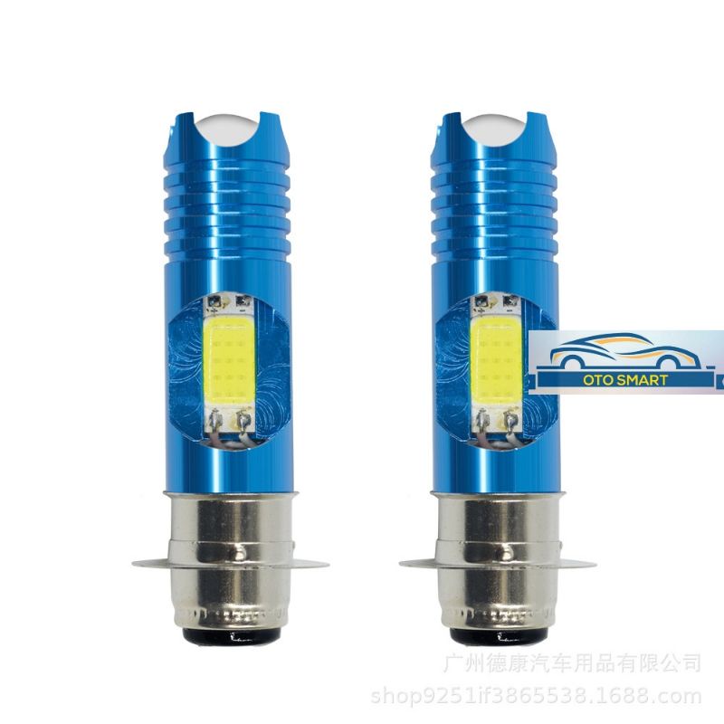 LAMPU MOTOR LED RDT M11G H4 DAN P15D SENJA BIRU-LAMPU M11G P15D