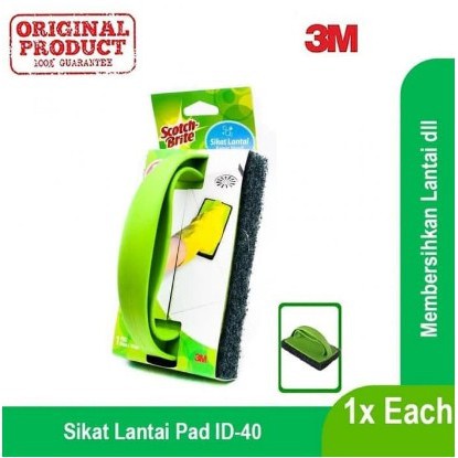 3M Scotch Brite Sikat lantai ID 40 BONUS Refill Sabun Cuci Piring LIGENT 80ml