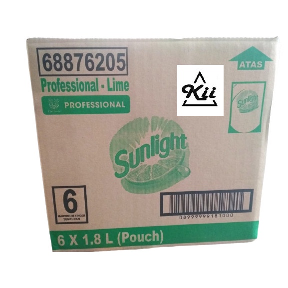 Sunlight Professional Lime - Refill Sabun Cuci Piring Pouch 1,8L