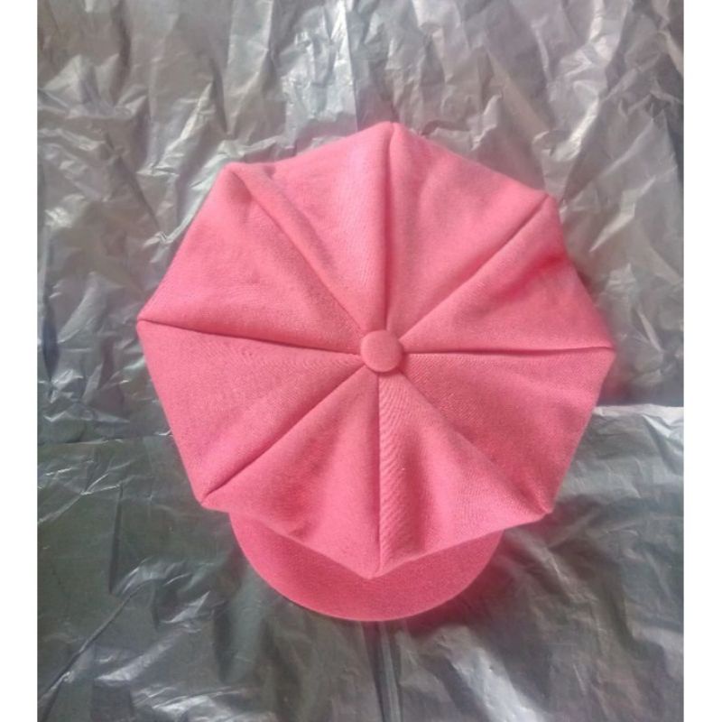 topi Apolo pria wanita petcaphat unisex kualitas premium medan-Pink