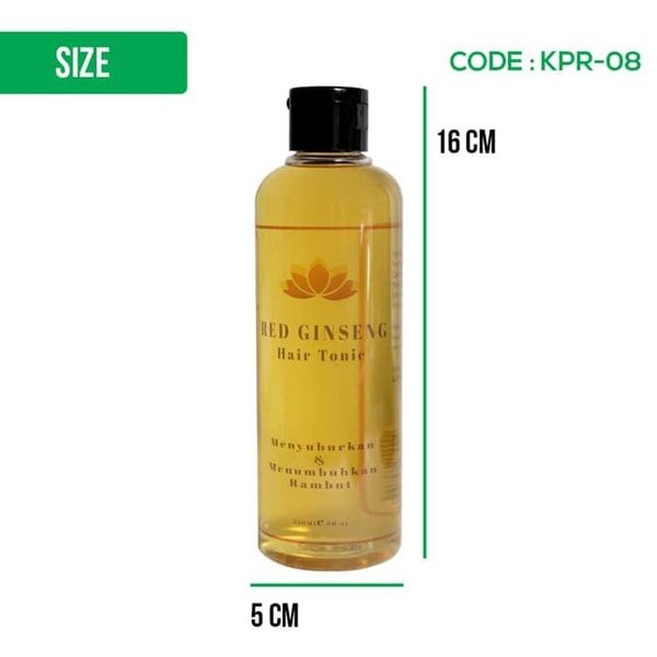 [ORI] Tonic Ginseng Merah untuk Menyuburkan dan Menumbuhkan Rambut dalam 7 Hari | Red Ginseng BPOM