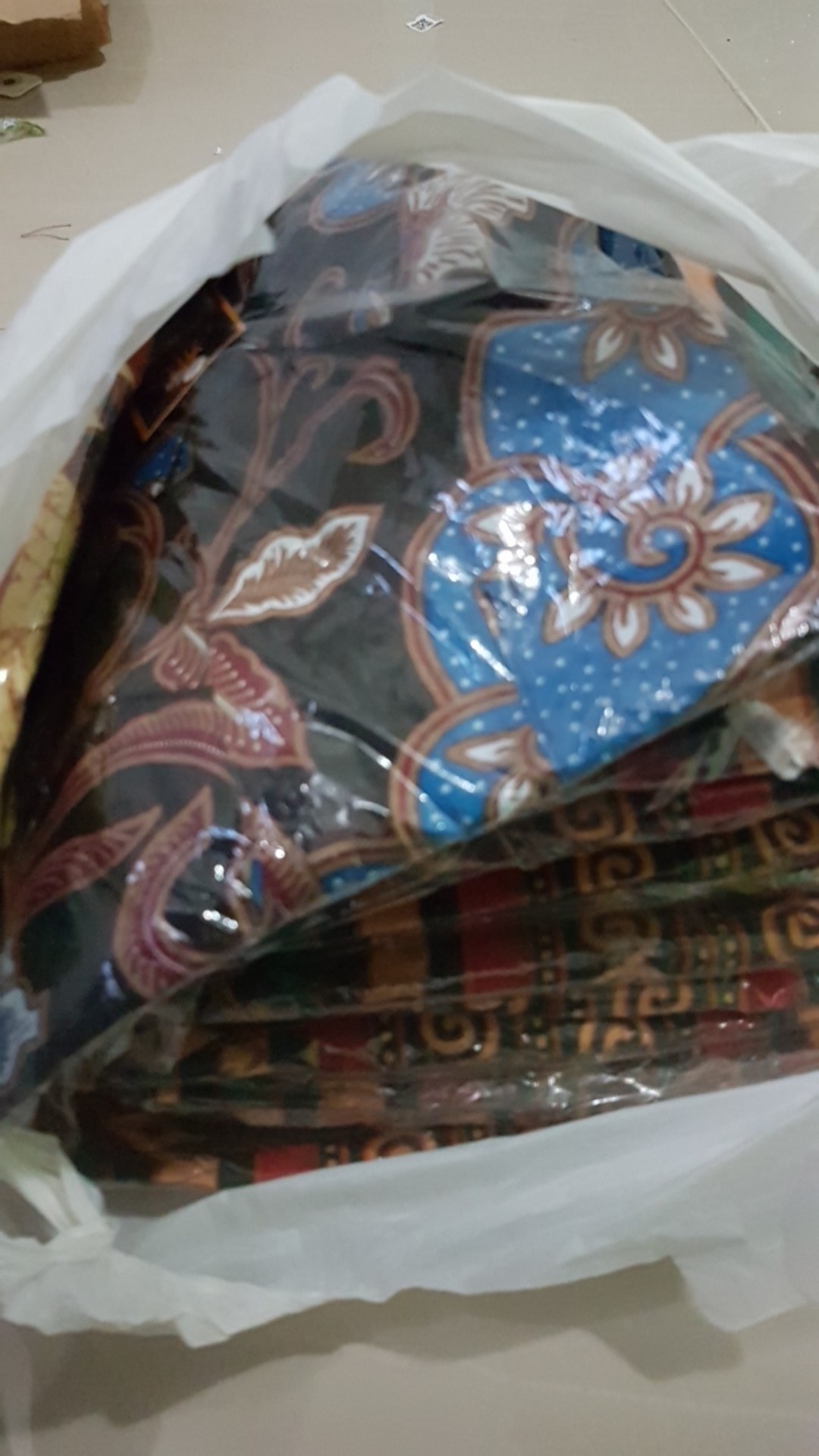 Benang Raja Kemeja Batik Pria Hem Lengan Pendek Ukuran Jumbo 2xl 3xl 4xl 5xl