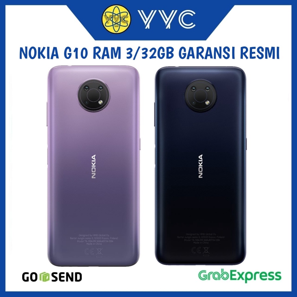 Nokia G10 Ram 3/32GB | RAM 3 ROM 32GB Garansi Resmi