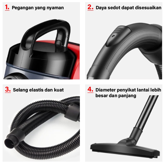 GM Bear Vacum Cleaner Penyedot Debu 1487 - Vacuum Clenaer  Penyedot Debu Tungau