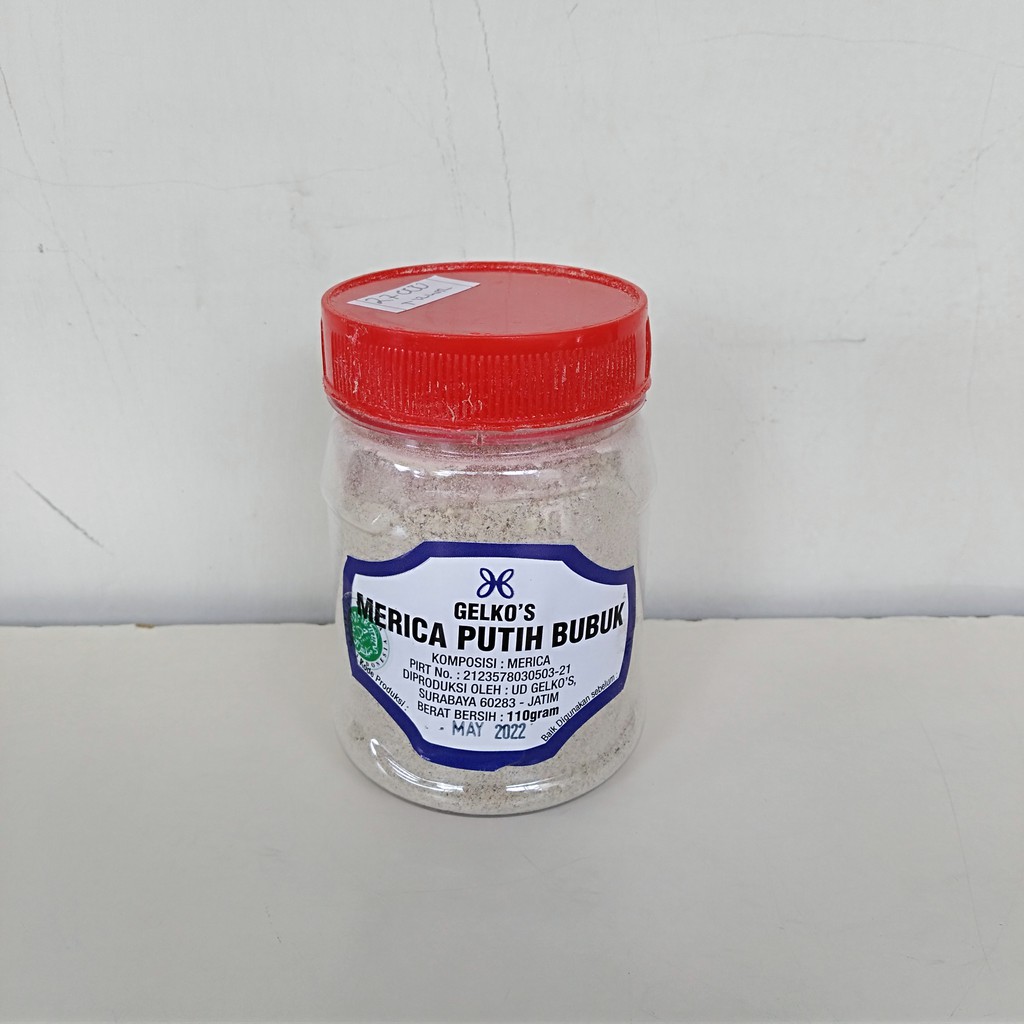 

Merica Bubuk Putih Gelco's 110 gram