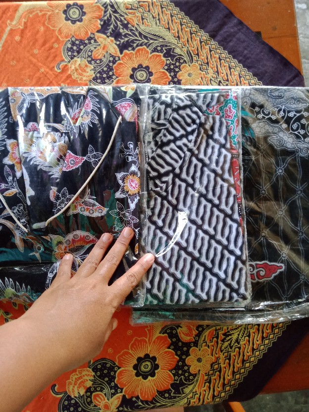 Batik Wanita Asj Sa Hrb026 Kenongo Kemeja Tosca Pendek