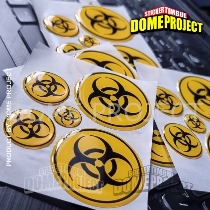 STIKER NMAX STIKER MOTOR STIKER AEROX [PROMO BUY 3 GET 1] BIOHAZARD STIKER EMBLEM NMAX AEROX LEXI STIKER MOTOR 1 SET